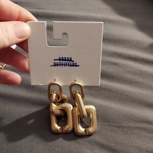 Urban Outfitters Gold Chain Earrings